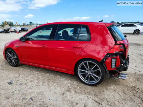 WVWVF7AU7HW168564 — 2017 Volkswagen Golf R, фото 2 з Copart, Бокова частина