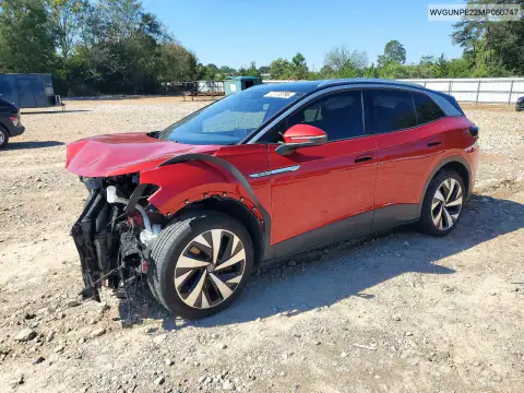 WVGUNPE22MP060747 — 2021 Volkswagen ID.4, Передня частина, фото до ремонту