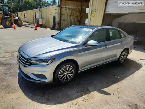 3VWC57BU2MM000735 Volkswagen Jetta 2021 — uszkodzenie Drobne wgniecenia i rysy, zdjęcie przed naprawą
