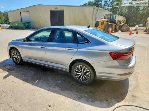 3VWC57BU2MM000735 — 2021 Volkswagen Jetta, zdjęcie 2 z Copart 15.10.2026, Drobne wgniecenia i rysy
