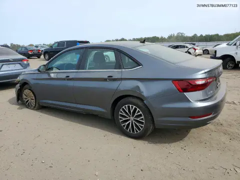 2021 Volkswagen Jetta S VIN 3VWN57BU3MM077123 фото 2