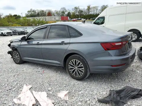 3VWC57BU1MM003917 — 2021 Volkswagen Jetta, foto 2 de Copart, Parte delantera