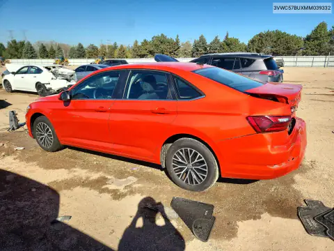 3VWC57BUXMM039332 — 2021 Volkswagen Jetta, zdjęcie 2 z Copart, Tył