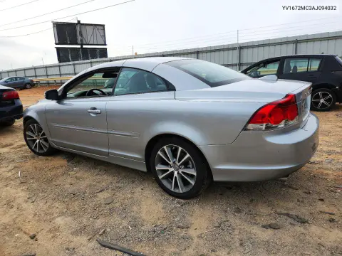 2010 Volvo C70 T5 VIN YV1672MC3AJ094032 фото 2