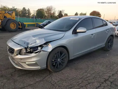2018 Volvo S60 Dynamic VIN YV140MTL1J2461643 фото 1