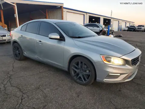 2018 Volvo S60 Dynamic VIN YV140MTL1J2461643 фото 4