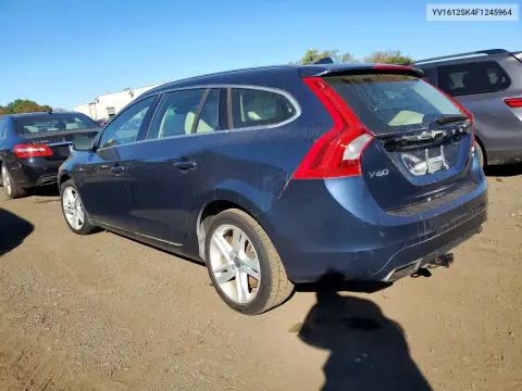 2015 Volvo V60 Premier VIN YV1612SK4F1245964 фото 2