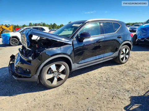 YV4162UK0M2455383 Volvo XC40 2021 — Front end damage, before-repair photo