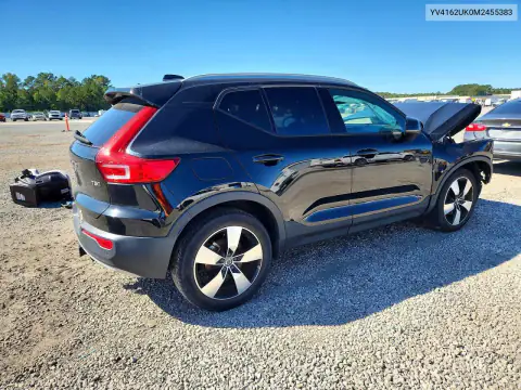 YV4162UK0M2455383 — 2021 Volvo XC40, photo 3 from Copart, Front end