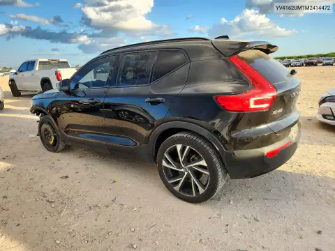 YV4162UM1M2414472 — 2021 Volvo XC40, photo 2 from Copart, Front end