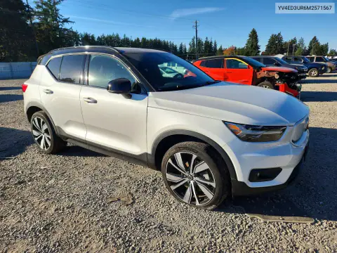 YV4ED3UR6M2571567 — 2021 Volvo XC40, zdjęcie 4 z Copart, Tył