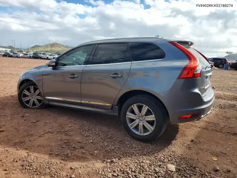 2016 Volvo Xc60 T6 Premier VIN YV4902RKXG2785274 фото 2