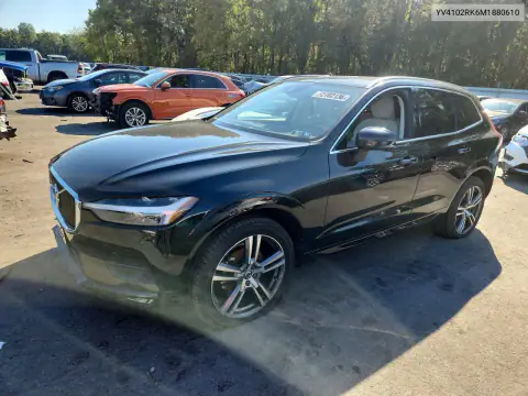 YV4102RK6M1880610 — 2021 Volvo XC60, Підтоплення, фото до ремонту