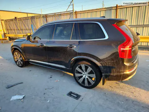2021 Volvo Xc90 T6 Inscription VIN YV4A22PLXM1691805 фото 2