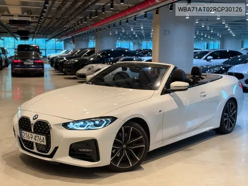 4 Series (G22) 420I M Sports Convertible VIN WBA71AT02RCP30126 фото 1