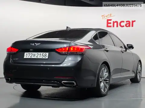 KMHGL41DBJU259475 — 2017 Genesis G80, zdjęcie 2 z Encar, stan przed naprawą