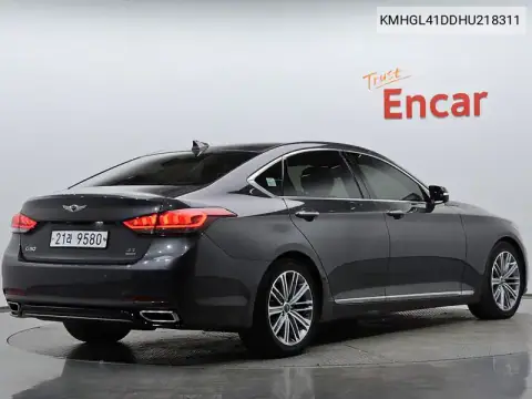 KMHGL41DDHU218311 — 2017 Genesis G80, zdjęcie 2 z Encar, stan przed naprawą