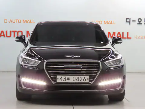 KMHG241DDGU013218 — 2016 Genesis G90, photo 3 from Encar, condition before repair