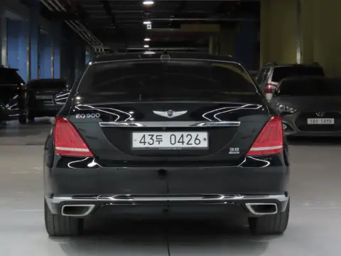 KMHG241DDGU013218 — 2016 Genesis G90, photo 4 from Encar, condition before repair