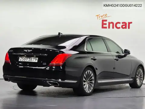 KMHG241DDGU014222 — 2016 Genesis G90, photo 2 from Encar, condition before repair