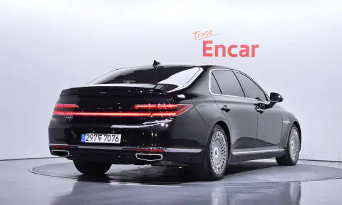 KMHG341DDKU066975 — 2019 Genesis G90, ფოტო 2, Encar, მდგომარეობა შეკეთებამდე