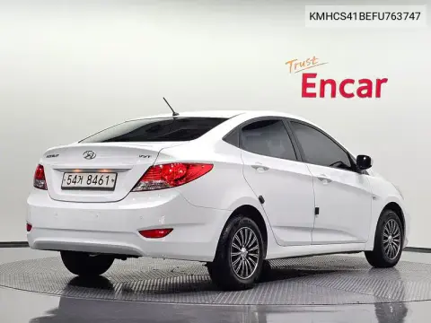 KMHCS41BEFU763747 — 2014 Hyundai Accent, фото до ремонта