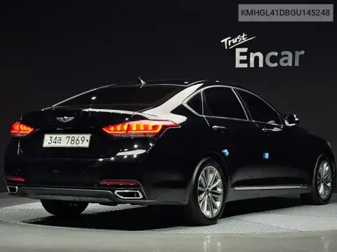 KMHGL41DBGU145248 — 2015 Hyundai Genesis, ფოტო 2, Encar, მდგომარეობა შეკეთებამდე