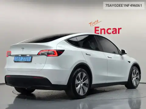 7SAYGDEE1NF496061 — 2022 Tesla Model Y, ფოტო 2, Encar, მდგომარეობა შეკეთებამდე