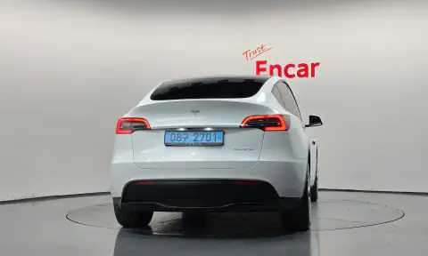 7SAYGDEE1NF496061 — 2022 Tesla Model Y, ფოტო 4, Encar, მდგომარეობა შეკეთებამდე