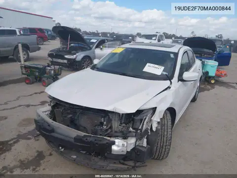 19UDE2F70MA000844 — 2021 Acura ILX, фото 3 з IAAI, Передня частина