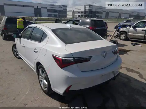 19UDE2F70MA000844 — 2021 Acura ILX, фото 4 з IAAI, Передня частина