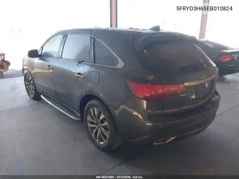 5FRYD3H65EB010824 — 2014 Acura MDX, photo 4 from IAAI, Внешний пожар