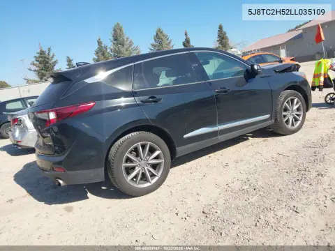 5J8TC2H52LL035109 — 2020 Acura RDX, photo 5 from IAAI, Front end