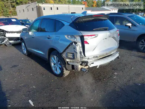5J8TC2H3XML034550 — 2021 Acura RDX, zdjęcie 4 z IAAI, Prawy bok
