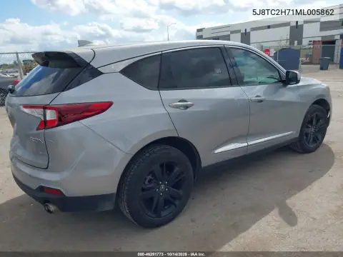 5J8TC2H71ML005862 — 2021 Acura RDX, foto 5 de IAAI, Lado izquierdo