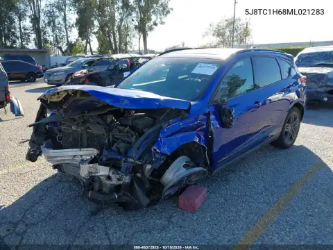 5J8TC1H68ML021283 — 2021 Acura RDX, фото 2 с аукциона IAAI, ПЕРЕДНЯЯ ЧАСТЬ