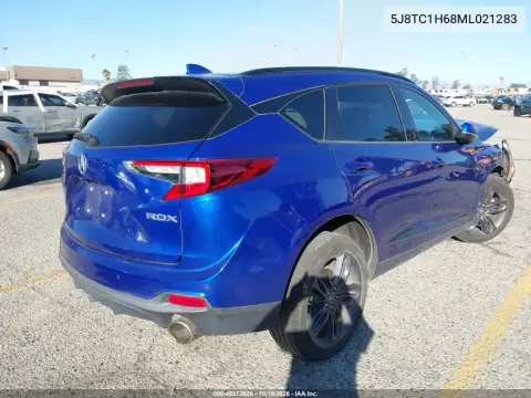 5J8TC1H68ML021283 — 2021 Acura RDX, фото 4 с аукциона IAAI, ПЕРЕДНЯЯ ЧАСТЬ