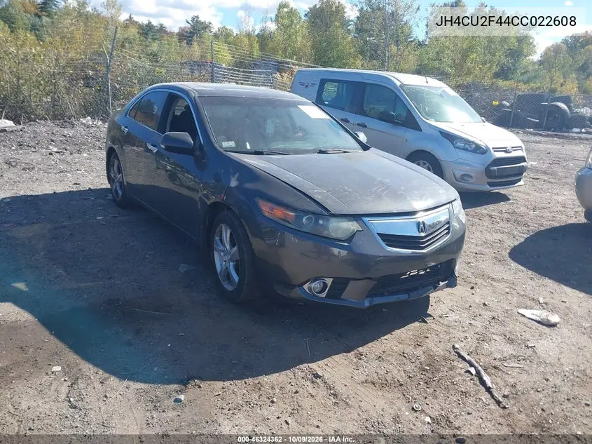 2012 Acura Tsx 2.4 VIN JH4CU2F44CC022608 фото 2