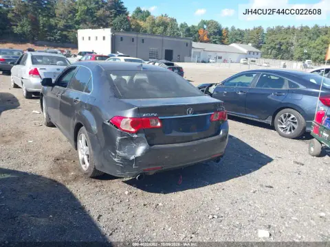 2012 Acura Tsx 2.4 VIN JH4CU2F44CC022608 фото 4