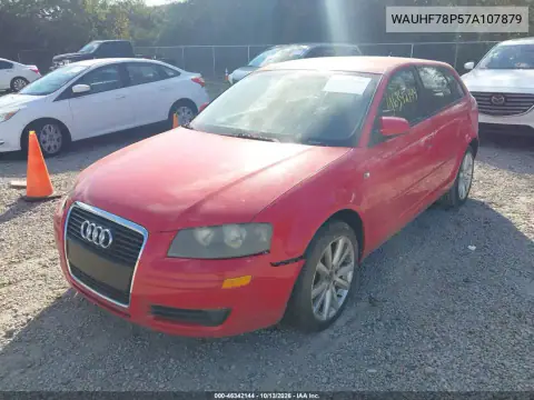 WAUHF78P57A107879 — 2007 Audi A3, photo 2 from IAAI 20.10.2026, Right front