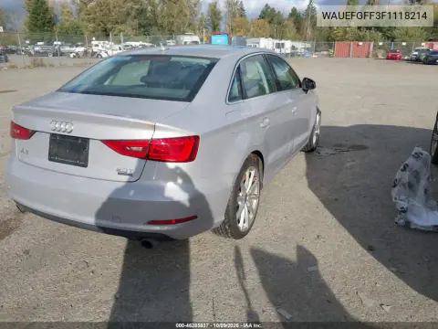 2015 Audi A3 2.0T Premium VIN WAUEFGFF3F1118214 фото 5