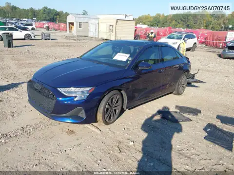 WAUGUDGY2SA070745 — 2025 Audi A3, ფოტო 2, IAAI, უკანა ნაწილი