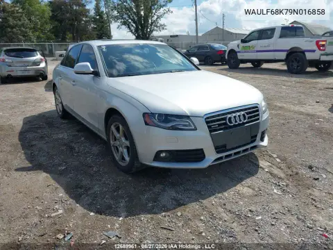 WAULF68K79N016858 — 2009 Audi A4, Изъят кредитором, фото до ремонта