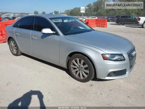 WAUFFAFLXAN035047 — 2010 Audi A4, Естественный износ, фото до ремонта