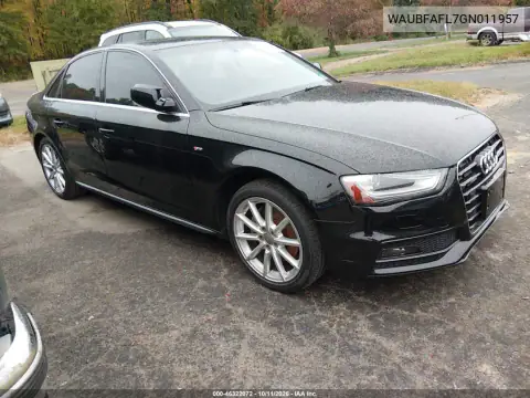 WAUBFAFL7GN011957 — 2016 Audi A4, задняя часть слева, фото до ремонта