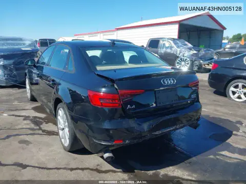 2017 Audi A4 2.0T Premium VIN WAUANAF43HN005128 фото 4