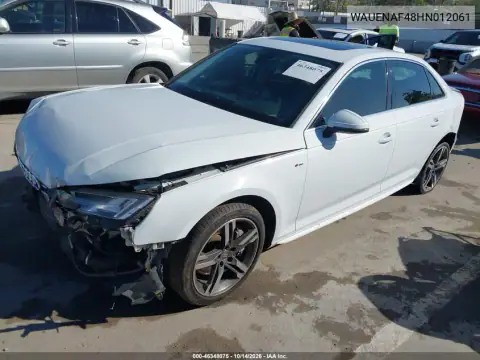 WAUENAF48HN012061 — 2017 Audi A4, foto 3 de IAAI 04.11.2026, Parte delantera y trasera