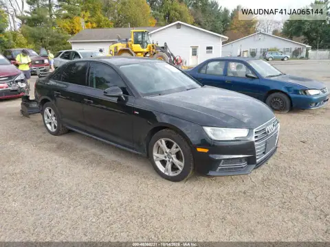 WAUDNAF41JA065144 — 2018 Audi A4, ЗАДНЯЯ ЧАСТЬ, фото до ремонта