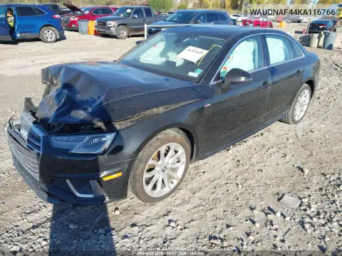 2019 Audi A4 45 Premium VIN WAUDNAF44KA116766 фото 2