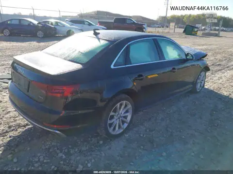 2019 Audi A4 45 Premium VIN WAUDNAF44KA116766 фото 4